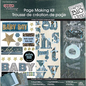 Me and My Big Ideas - Urban Bling - Page Making Kit - Baby Boy
