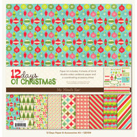 My Mind's Eye - 12 Days of Christmas Collection - 12 x 12 Paper Kit