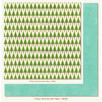 My Mind's Eye - 12 Days of Christmas Collection - 12 x 12 Double Sided Paper - Deck the Halls