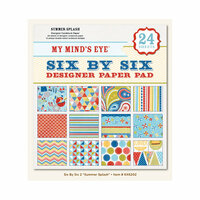 My Mind's Eye - 6 x 6 Paper Pad - Summer Splash