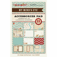 My Mind's Eye - All Is Bright Collection - Christmas - 4 x 6 Accessories Pad