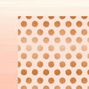 My Minds Eye - Blush Collection - 12 x 12 Double Sided Paper with Foil Accents - Polka Dot
