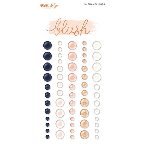 My Minds Eye - Blush Collection - Enamel Dots