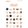My Minds Eye - Blush Collection - Puffy Stickers