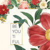 My Minds Eye - In Bloom Collection - 12 x 12 Double Sided Paper with Foil Accents - BeYOUtiful