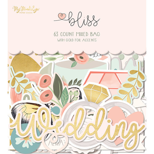 My Mind's Eye - Bliss Collection - Mixed Bag with Foil Accents