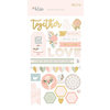 My Mind's Eye - Bliss Collection - Cardstock Stickers with Foil Accents