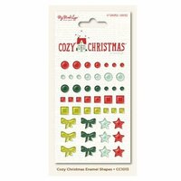 My Minds Eye - Cozy Christmas Collection - Enamel Shapes