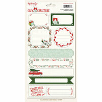 My Minds Eye - Cozy Christmas Collection - Cardstock Stickers - Labels