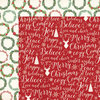 My Minds Eye - Comfort and Joy Collection - Christmas - 12 x 12 Double Sided Paper - Christmas Cheer