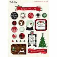 My Minds Eye - Comfort and Joy Collection - Christmas - Decorative Brads