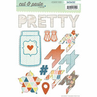 My Mind's Eye - Cut and Paste Collection - Presh - Cardstock Stickers - Beautiful