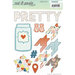 My Mind's Eye - Cut and Paste Collection - Presh - Cardstock Stickers - Beautiful