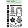 My Mind's Eye - Cut and Paste Collection - Presh - Clear Acrylic Stamps - Good Times