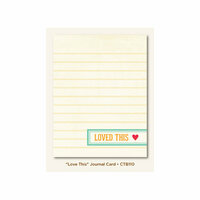 My Mind's Eye - Collectable Collection - Notable - Journal Card - Love This