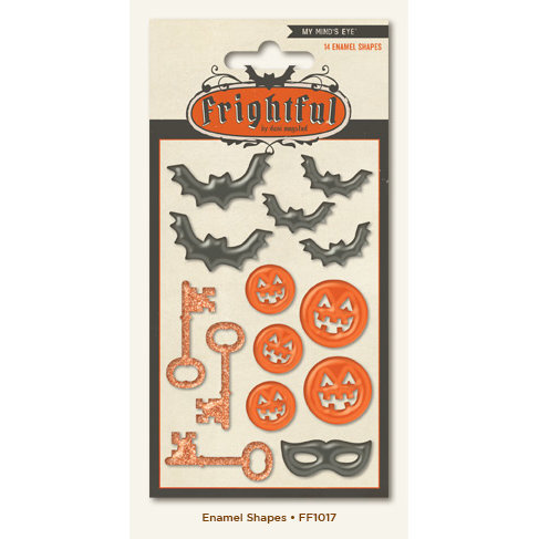 My Mind's Eye - Frightful Collection - Halloween - Enamel Shapes
