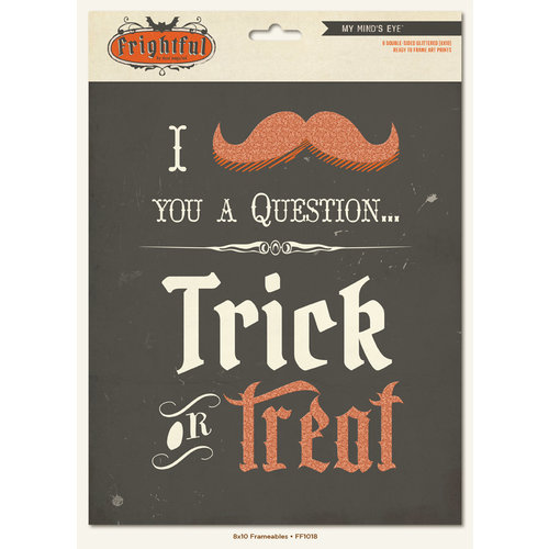 My Mind's Eye - Frightful Collection - Halloween - 8 x 10 Word Art Pack