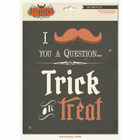 My Mind's Eye - Frightful Collection - Halloween - 8 x 10 Word Art Pack