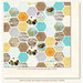 My Mind's Eye - Follow Your Heart Collection - Be Amazing - 12 x 12 Double Sided Paper - Honey Blue