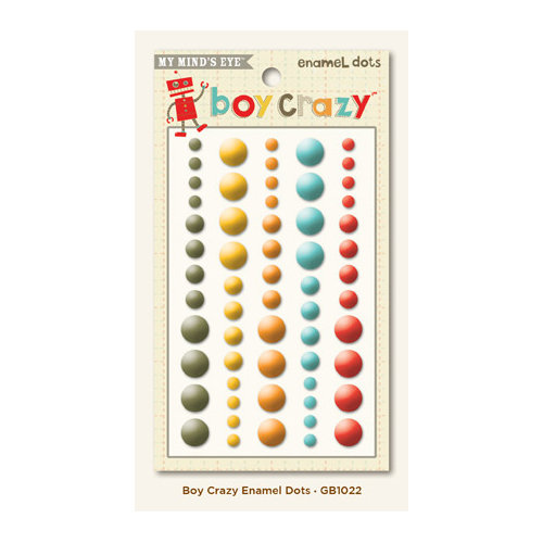 Boy Crazy Collection - Enamel Dots by My Mind's Eye