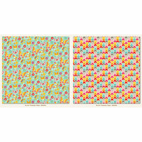 My Mind's Eye - My Girl Collection - 12 x 12 Double Sided Paper - Flutterby