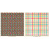 My Mind's Eye - My Girl Collection - 12 x 12 Double Sided Paper - Multi Plaid