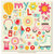 My Minds Eye - My Girl Collection - 12 x 12 Cardstock Stickers
