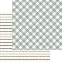 My Minds Eye - Gingham Gardens Collection - 12 x 12 Double Sided Paper - Charlotte
