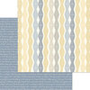 My Minds Eye - Gingham Foundry Collection - 12 x 12 Double Sided Paper - Blue Skies