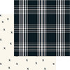My Minds Eye - Gingham Farm Collection - 12 x 12 Double Sided Paper - Madi