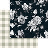 My Minds Eye - Gingham Farm Collection - 12 x 12 Double Sided Paper - Hannah