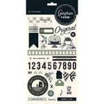 My Minds Eye - Gingham Farm Collection - Cardstock Stickers