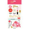 My Minds Eye - Gal Meets Glam Collection - Chipboard Stickers with Foil Accents