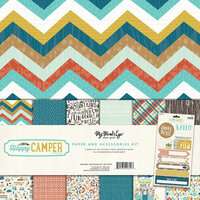 My Minds Eye - Happy Camper Collection - 12 x 12 Paper and Accessories Kit