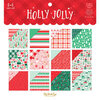 My Minds Eye - Christmas - Holly Jolly Collection - 6 x 6 Paper Pad with Foil Accents