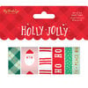 My Minds Eye - Christmas - Holly Jolly Collection - Washi Tape with Foil Accents