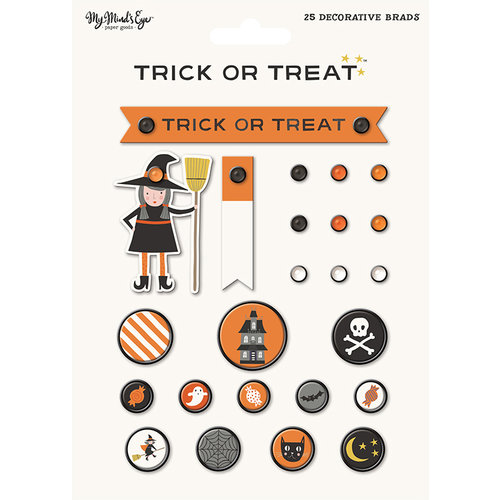 My Minds Eye - Trick or Treat Collection - Halloween - Decorative Brads