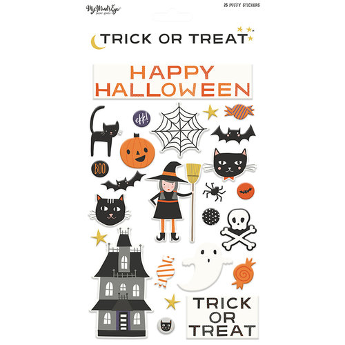 My Minds Eye - Trick or Treat Collection - Halloween - Puffy Stickers