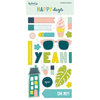 My Mind's Eye - Happy Days Collection - Chipboard Stickers