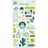 My Mind's Eye - Happy Days Collection - Cardstock Stickers