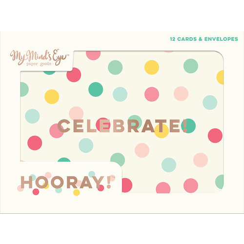 My Minds Eye - Hooray Collection - Card Set with Foil Accents