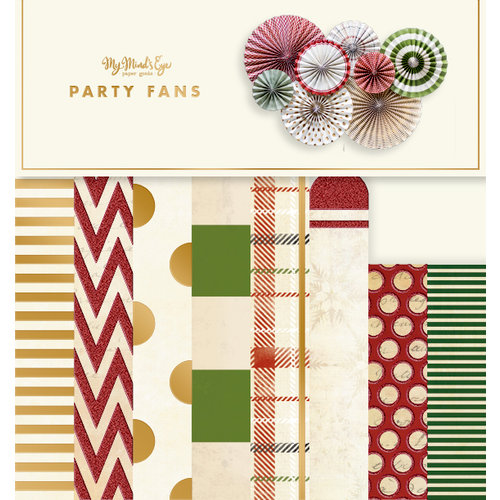 My Minds Eye - Holiday Collection - Party Fans
