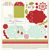 My Mind's Eye - I Believe Collection - Christmas - 12 x 12 Glitter Die Cut Paper - I Believe, CLEARANCE