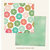 My Minds Eye - Jubilee Collection - Mint Julep - 12 x 12 Double Sided Paper - Beautiful Doily