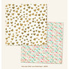 My Minds Eye - Jubilee Collection - Mint Julep - 12 x 12 Double Sided Foil Paper - Ride Love