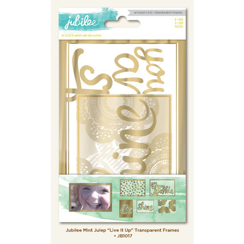 My Minds Eye - Jubilee Collection - Mint Julep - Transparency Frames - Live It Up