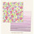 My Minds Eye - Jubilee Collection - Sherbet - 12 x 12 Double Sided Paper - Happy Lovely