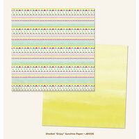 My Minds Eye - Jubilee Collection - Sherbet - 12 x 12 Double Sided Paper - Enjoy Sunshine