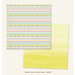 My Minds Eye - Jubilee Collection - Sherbet - 12 x 12 Double Sided Paper - Enjoy Sunshine