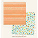 My Minds Eye - Jubilee Collection - Tangerine - 12 x 12 Double Sided Paper - Story Wonderful